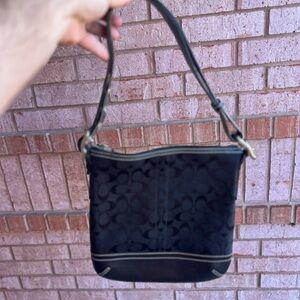 Coach Black Shoulder Bag